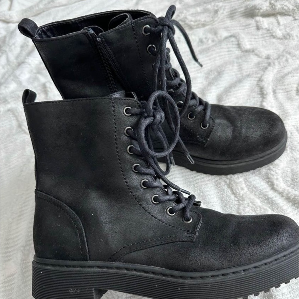 X appeal combat boots